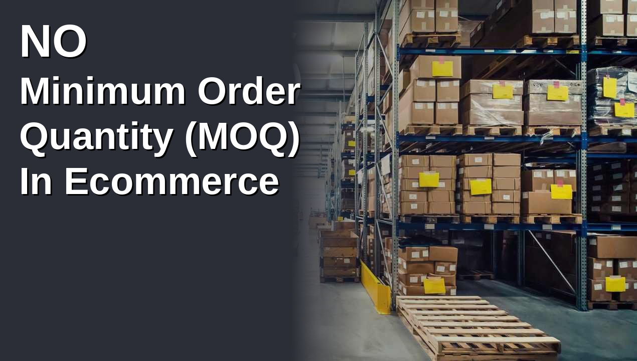 No MOQ E-Commerce
